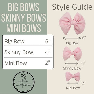 Little Lopers Skinny Bow Headband: Pink