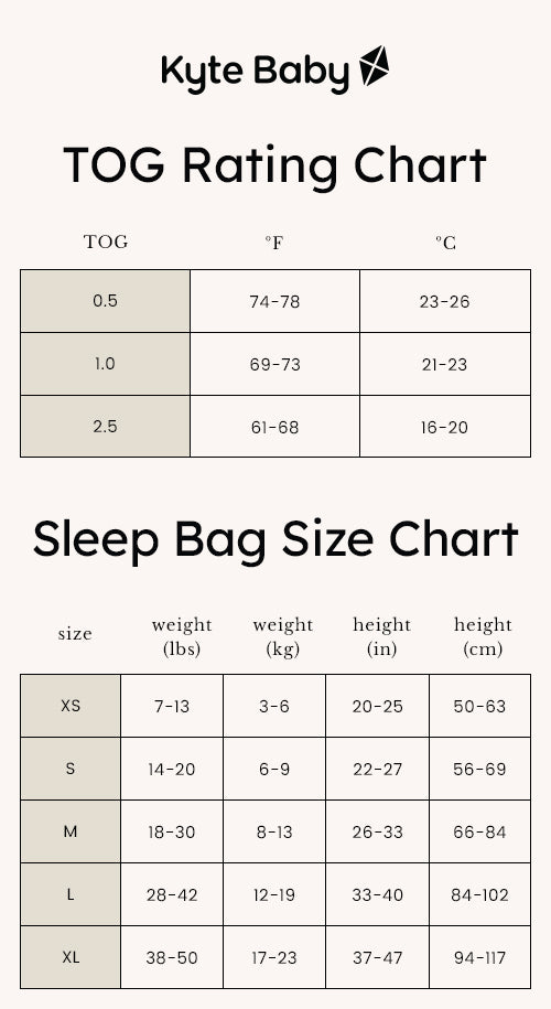 Kyte Baby Sleep Sack: Blush 1.0 TOG