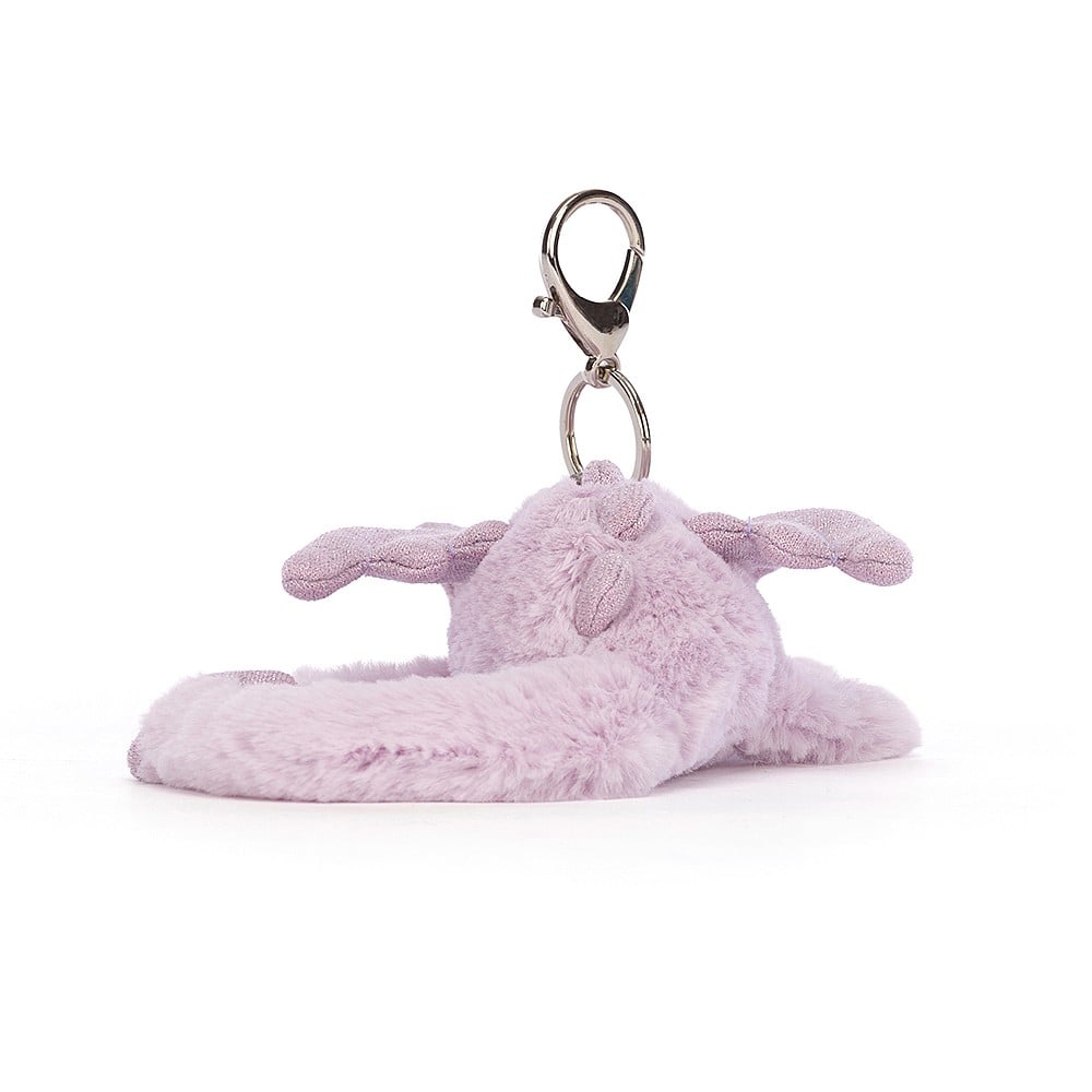 Jellycat: Lavender Dragon Bag Charm (9")