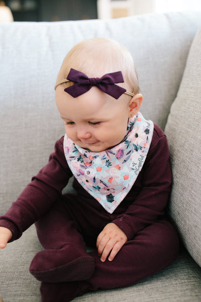 Copper Pearl Bandana Bib Set: Morgan