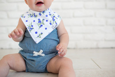 Copper Pearl Bandana Bib Set: Georgia