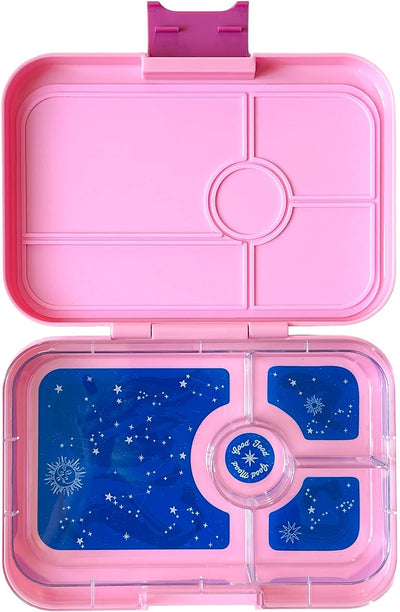YumBox Tapas 4-Compartment Tray: Capri Pink (Zodiac Tray)