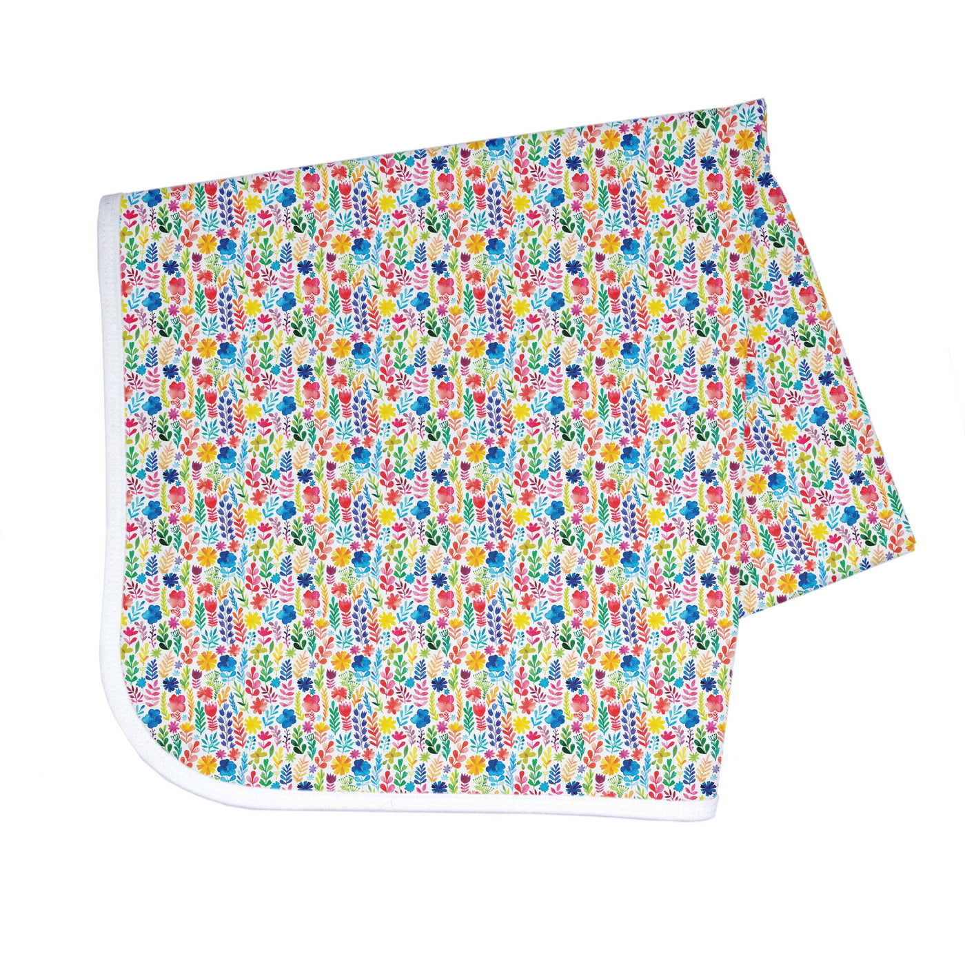 Bapron Splash Mat: Rainbow Watercolor Floral