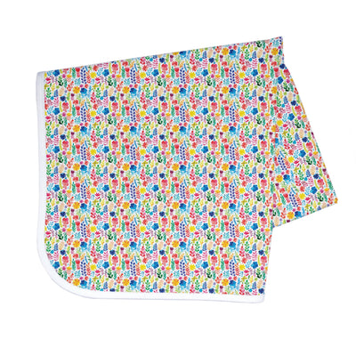 Bapron Splash Mat: Rainbow Watercolor Floral