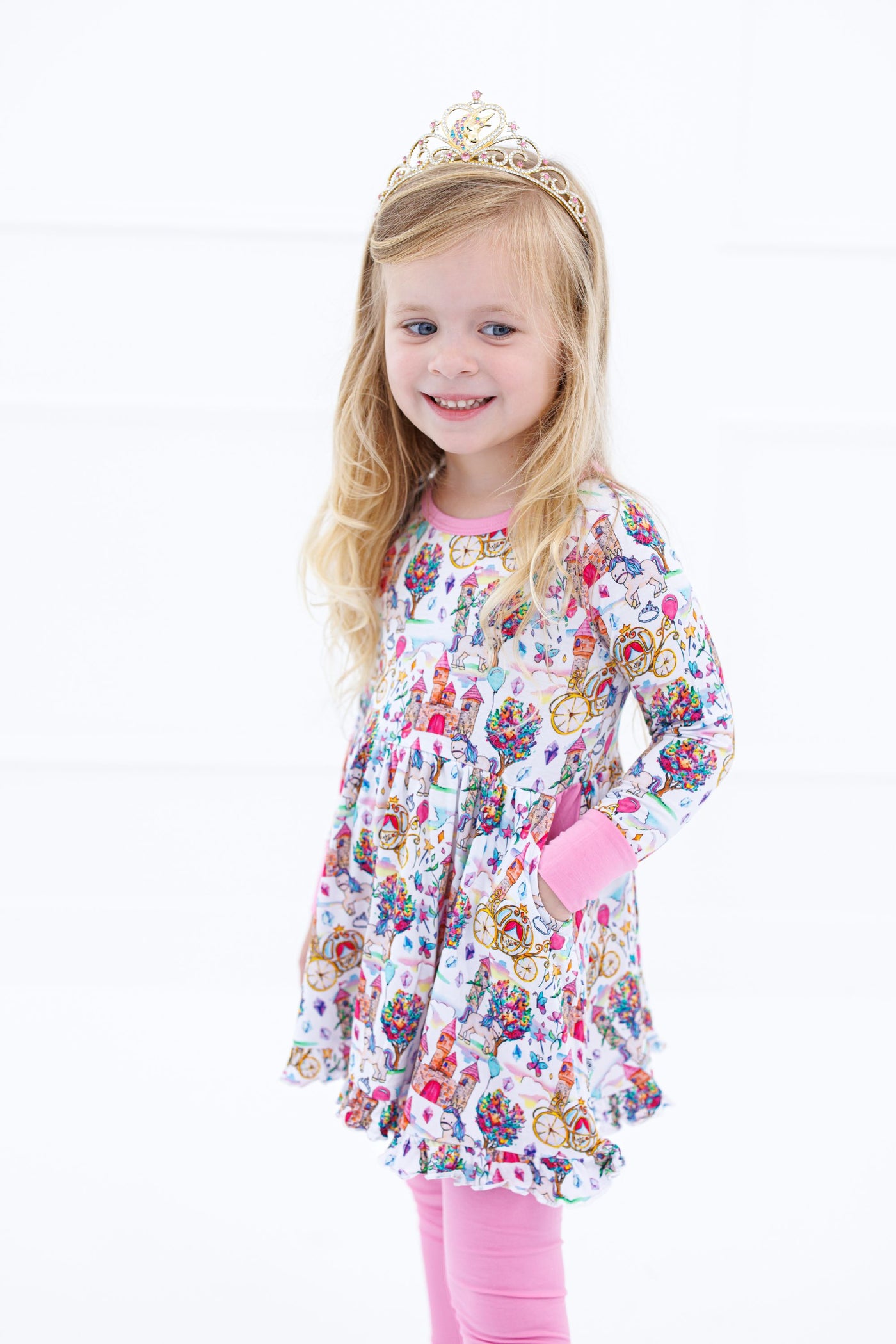 Birdie Bean Peplum Set: Ella