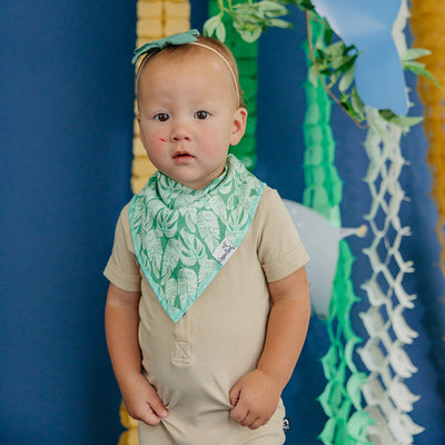 Copper Pearl Bandana Bib Set: Bengal