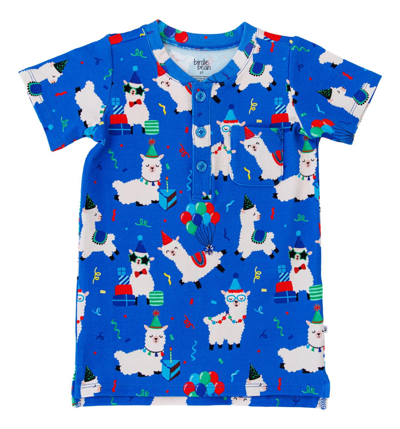 Birdie Bean Henley Tee Shirt: Landon