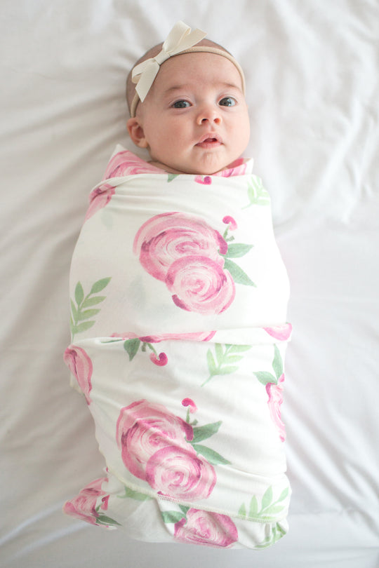 Copper Pearl Swaddle Blanket: Grace