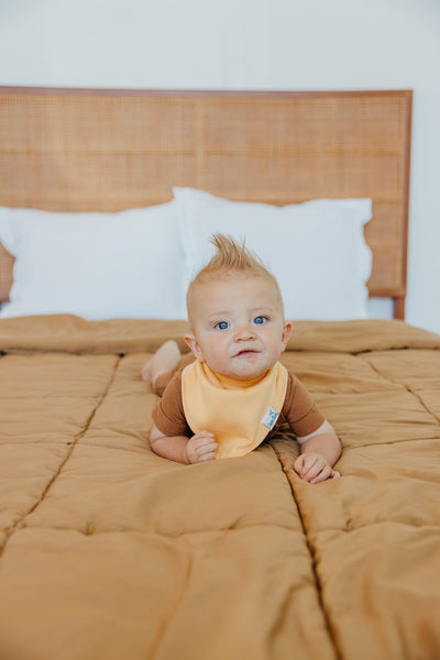 Copper Pearl Bandana Bib Set: Bennie