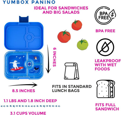 YumBox Panino: Surf Blue (Polar Blue Surfer)