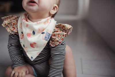 Copper Pearl Bandana Bib Set: Morgan
