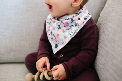 Copper Pearl Bandana Bib Set: Morgan
