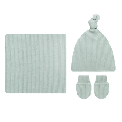 Lou Lou and Company Ribbed Newborn Hat Bundle: Bailey