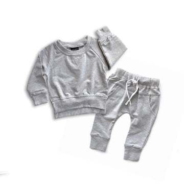 Little Bipsy Pullover: Grey