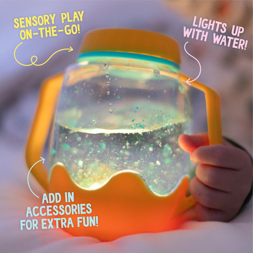 Glo Pals: Sensory Jar - Orange