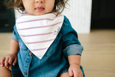 Copper Pearl Bandana Bib Set: Morgan