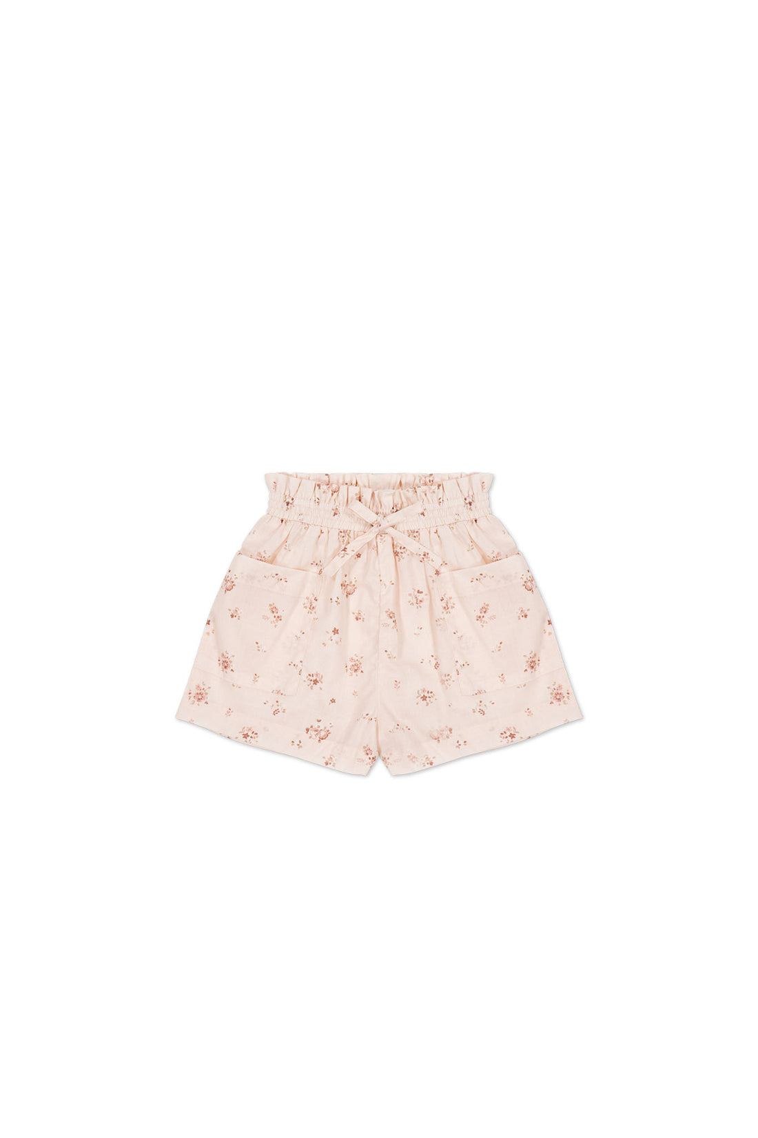 Jamie Kay Organic Cotton Emelia Short: Petite Fleur Soft Peony
