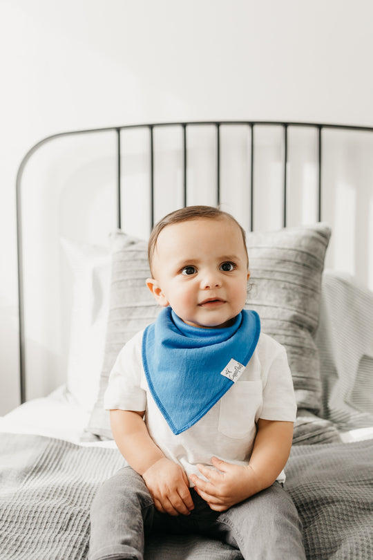 Copper Pearl Bandana Bib Set: Nash