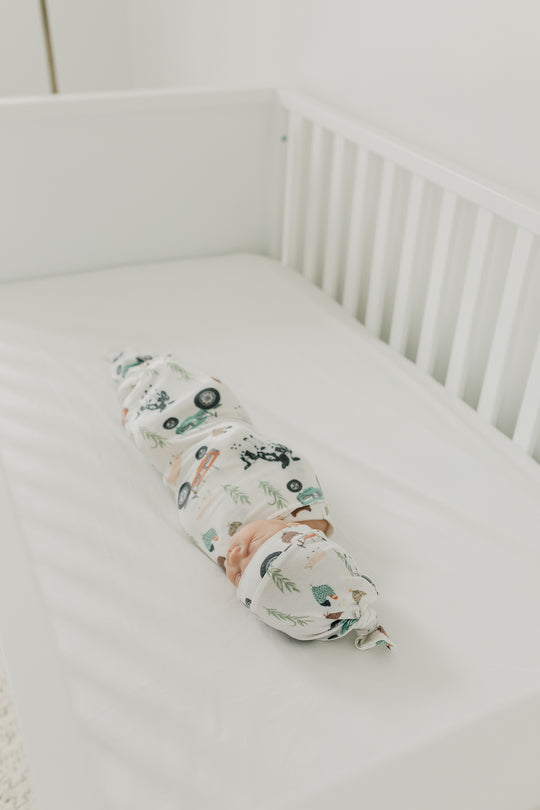 Copper Pearl Swaddle Blanket: Jo