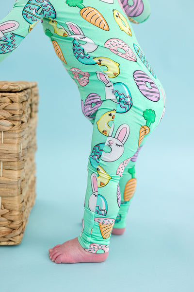 Birdie Bean Convertible Romper: Easter Sweets