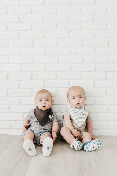 Copper Pearl Bandana Bib Set: Ace