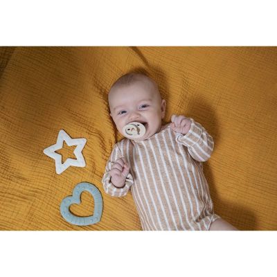 BIBS Pacifiers Classic Round (Single): Vanilla