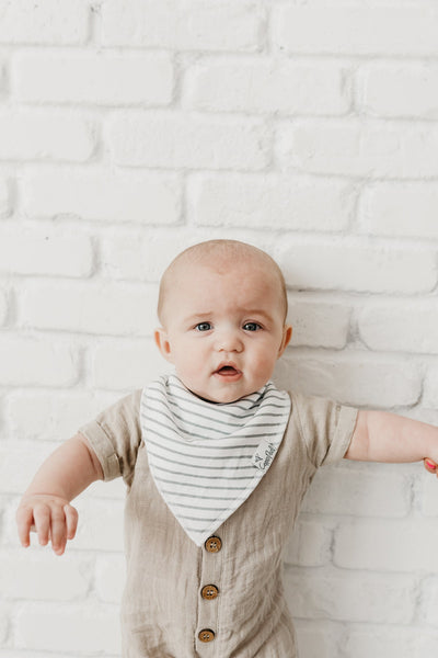 Copper Pearl Bandana Bib Set: Ace