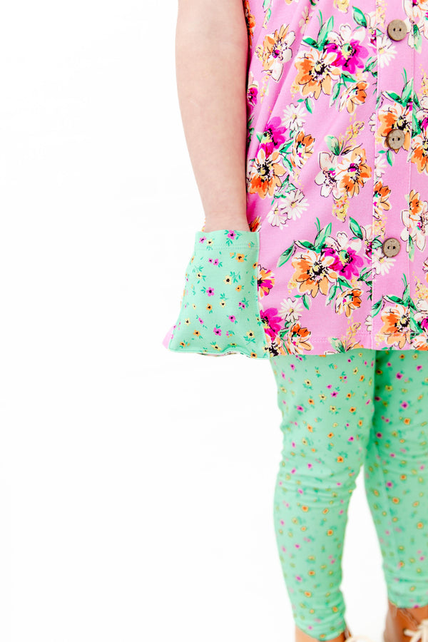 Dreamiere Tunic and Pants Set: Flower Child