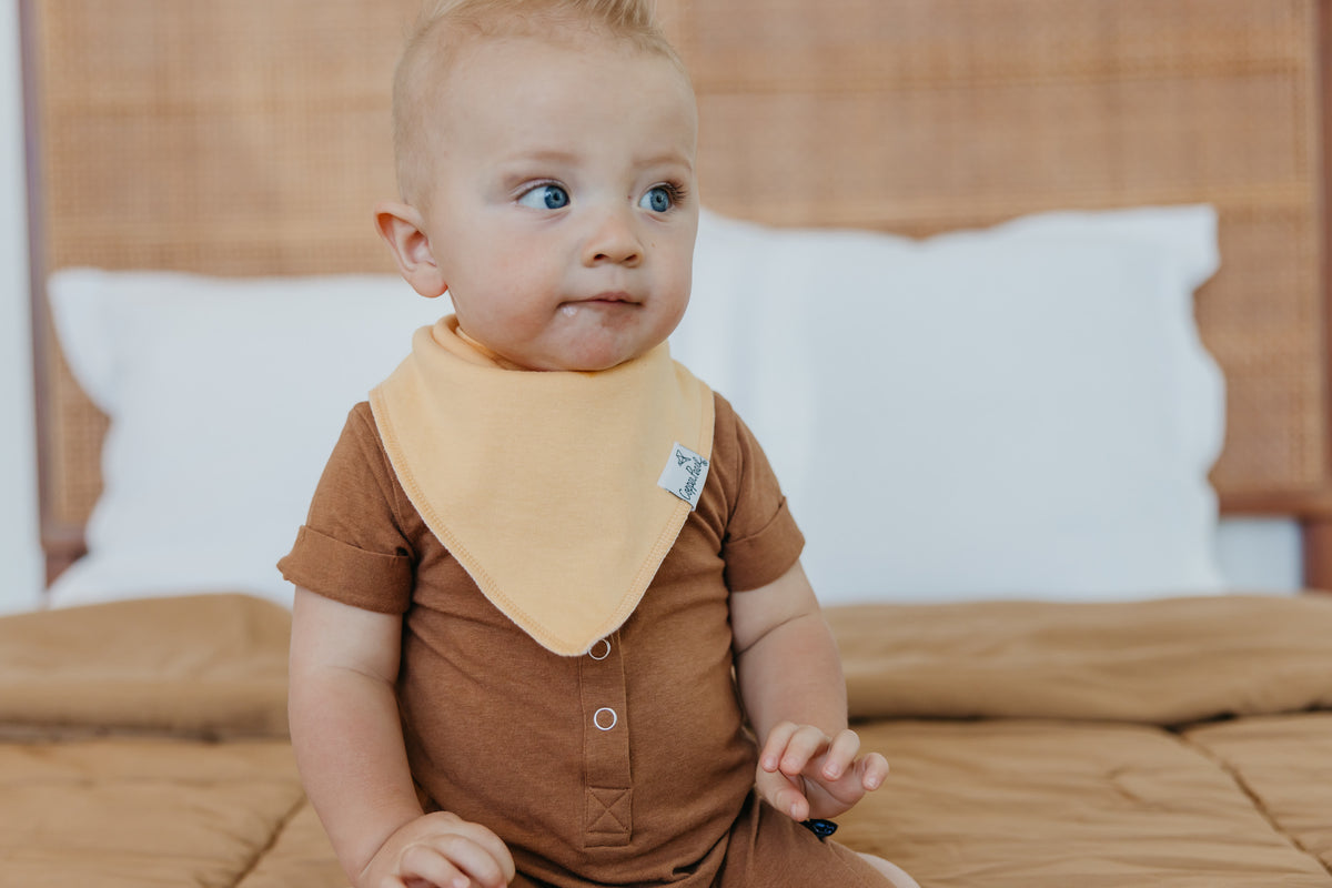 Copper Pearl Bandana Bib Set: Bennie