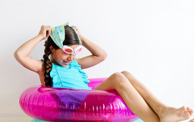 Splash Swim Goggles: Pineapple Crush