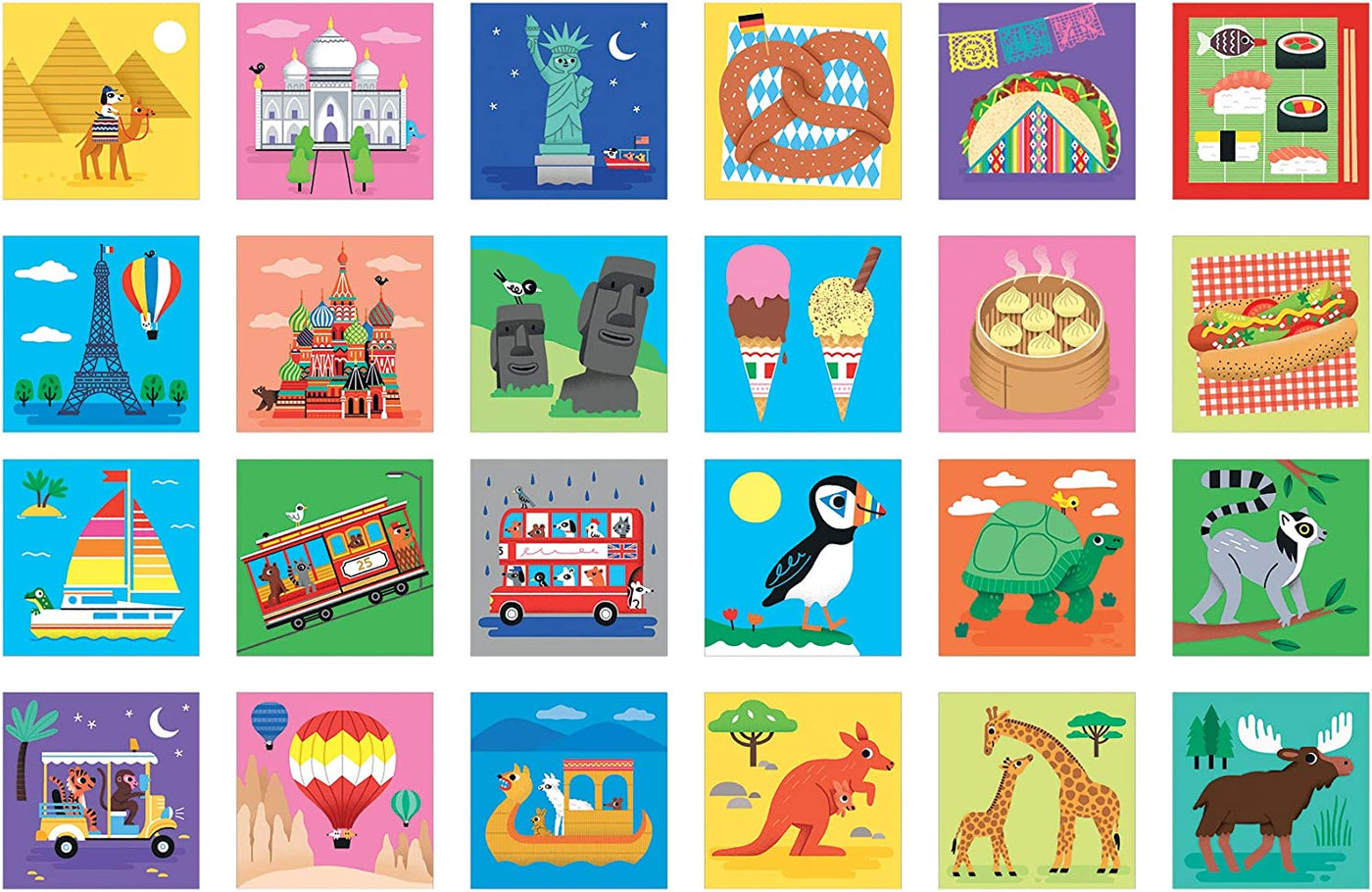 Mudpuppy Matching Game: Little Traveler Bingo