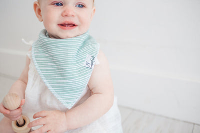 Copper Pearl Bandana Bib Set: Summer