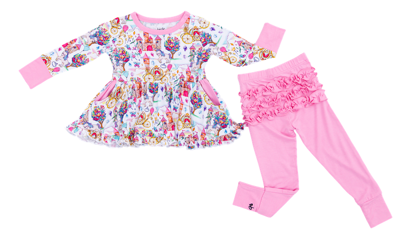 Birdie Bean Peplum Set: Ella