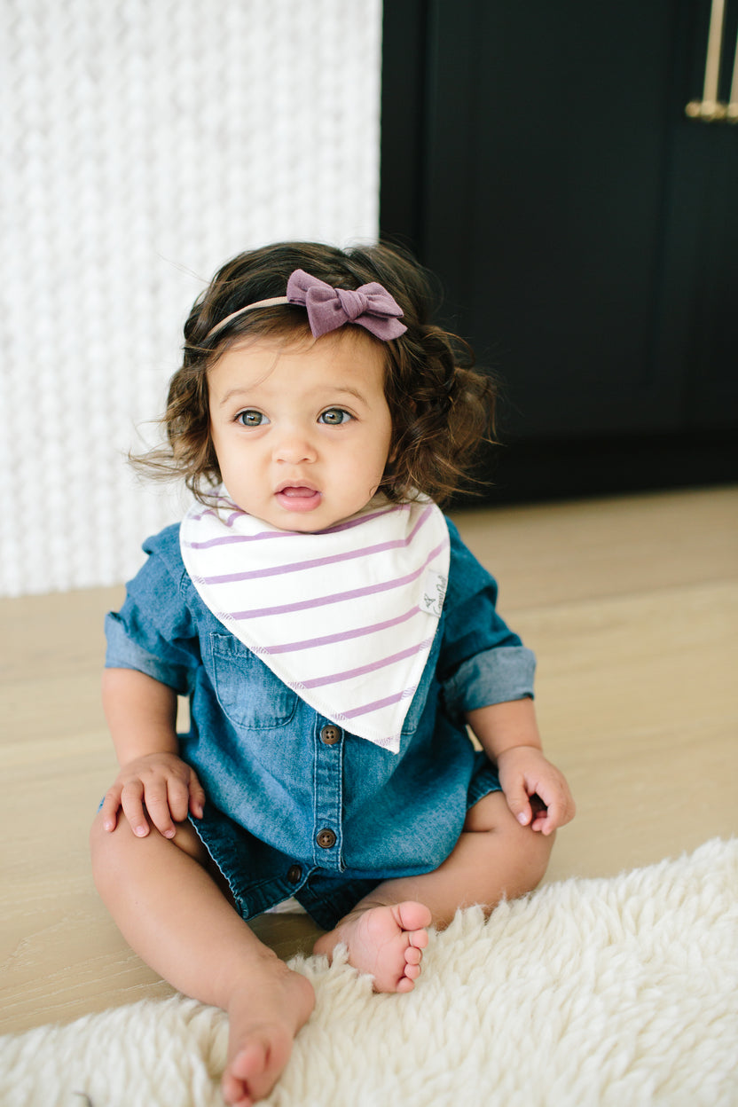 Copper Pearl Bandana Bib Set: Morgan