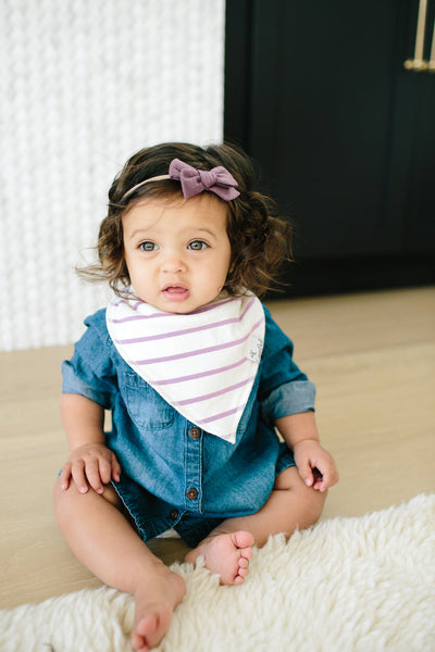 Copper Pearl Bandana Bib Set: Morgan