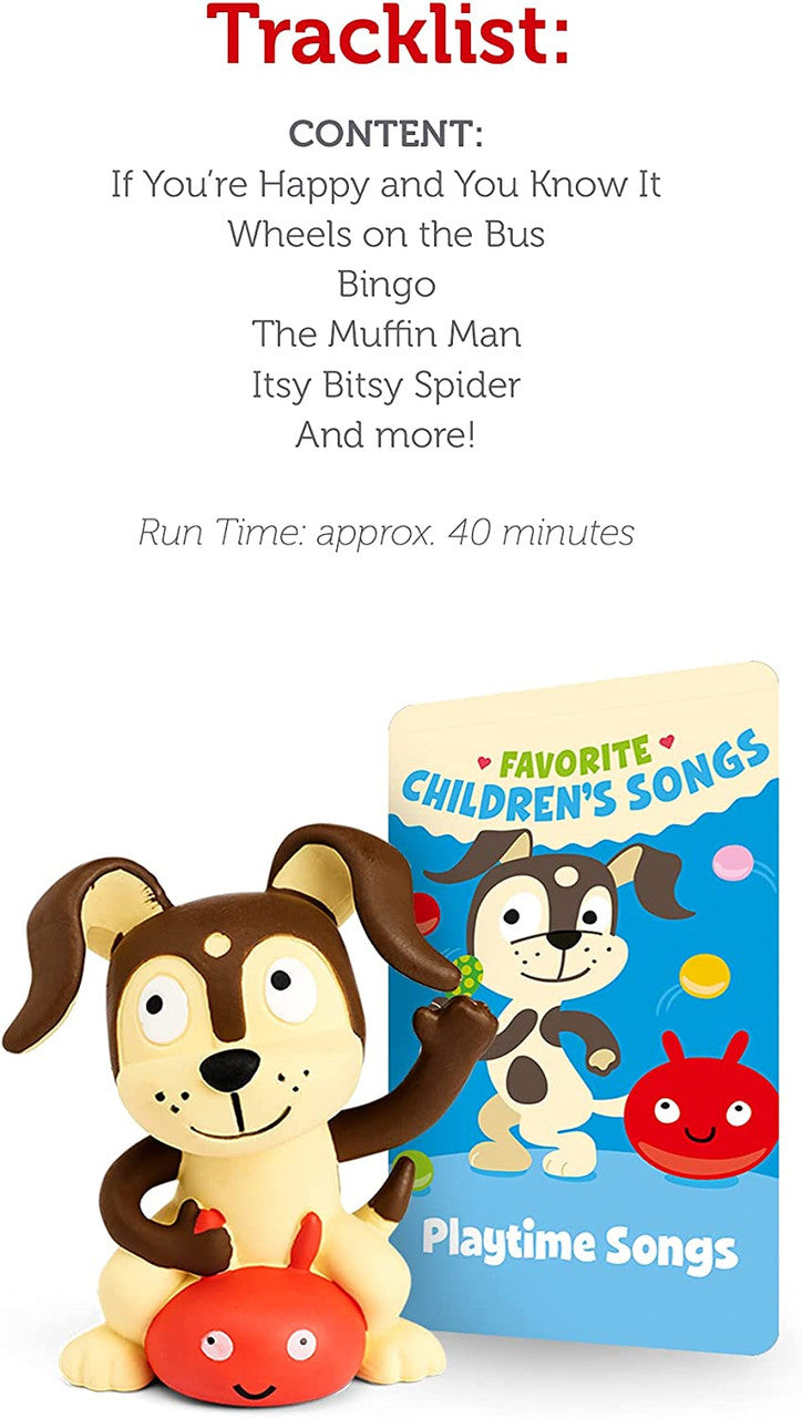 Tonies Audio Play Character: Favorite Children's Songs - Playtime + Action Songs