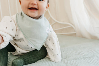 Copper Pearl Bandana Bib Set: Rex