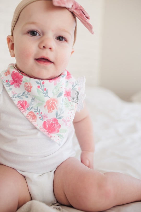 Copper Pearl Bandana Bib Set: June