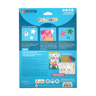 OOLY Foil-tastic Foil Art Kit: Awesome Animals