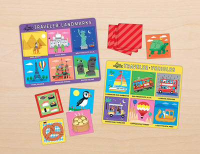 Mudpuppy Matching Game: Little Traveler Bingo