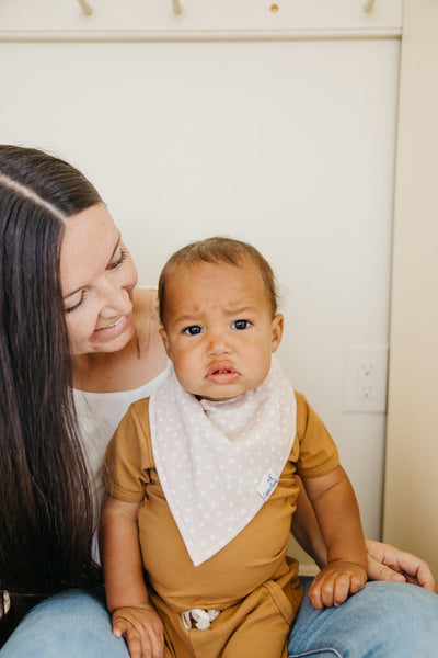 Copper Pearl Bandana Bib Set: Vance