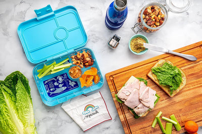 YumBox Tapas 4-Compartment Tray: Capri Pink (Zodiac Tray)