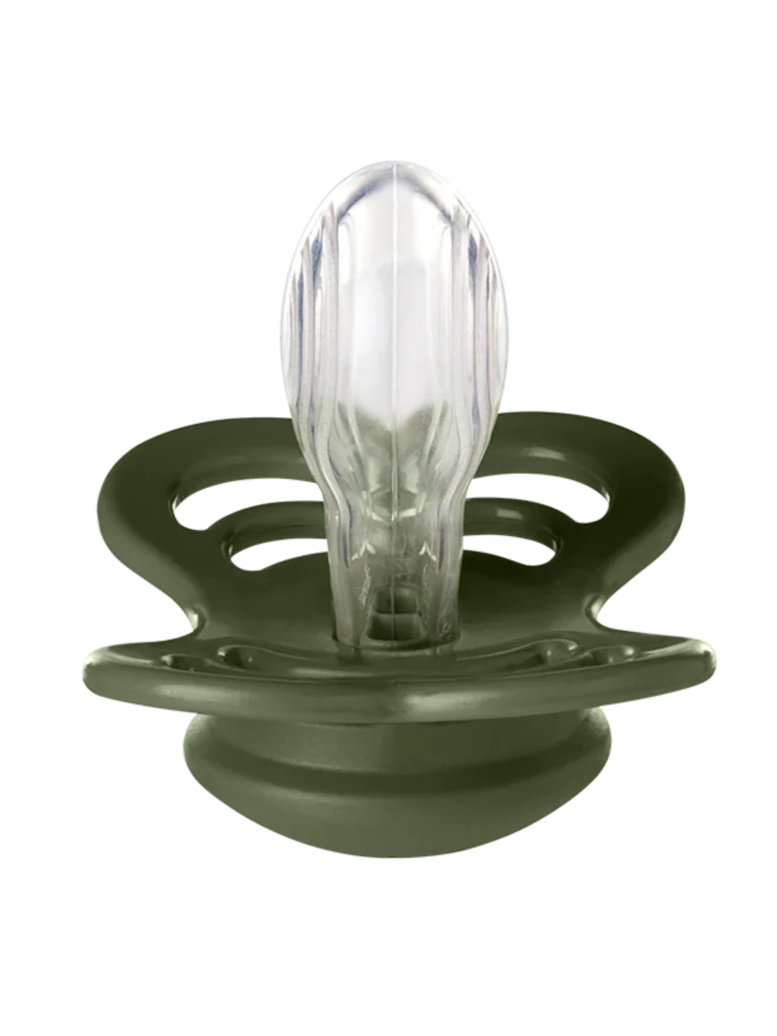 BIBS Pacifiers: Supreme Silicone (2 Pack) - Sage/Hunter Green