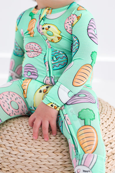 Birdie Bean Convertible Romper: Easter Sweets