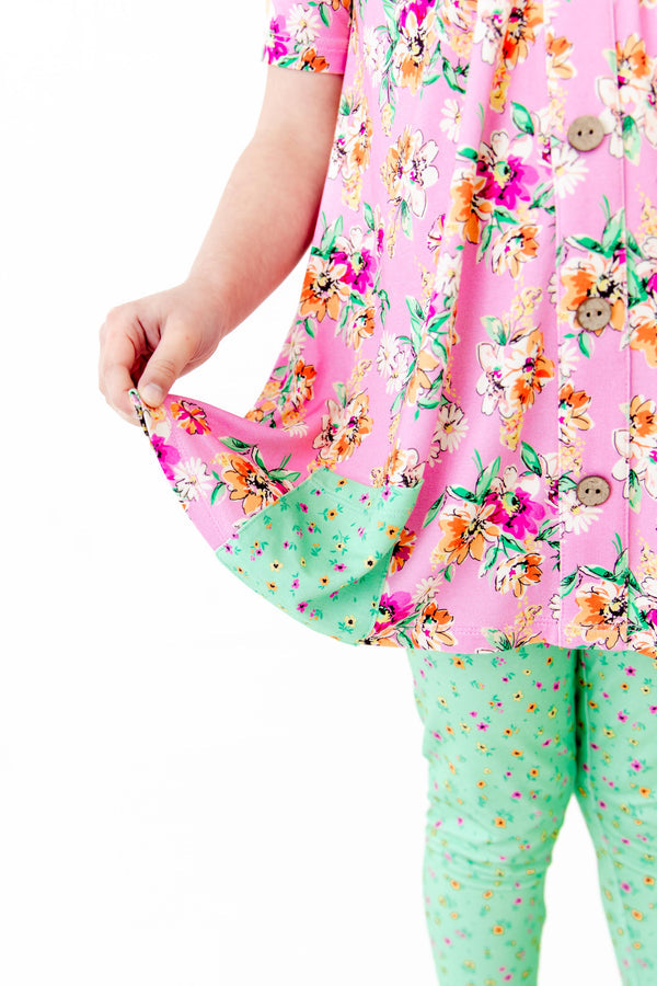 Dreamiere Tunic and Pants Set: Flower Child