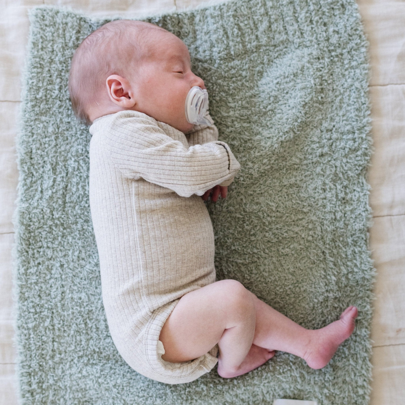 Saranoni Bamboni Mini Blanket: Sage