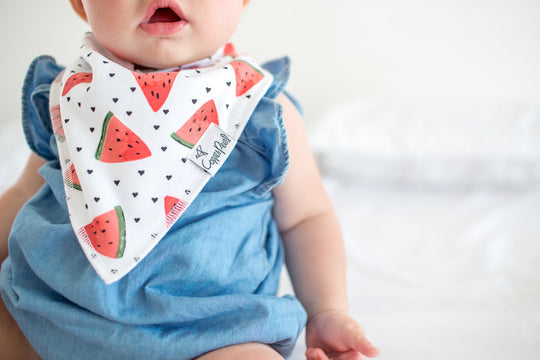 Copper Pearl Bandana Bib Set: Georgia