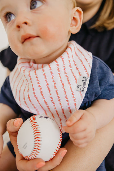 Copper Pearl Bandana Bib Set: Slugger