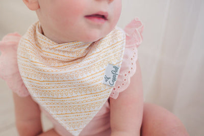 Copper Pearl Bandana Bib Set: June