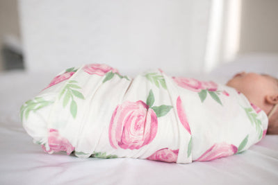 Copper Pearl Swaddle Blanket: Grace